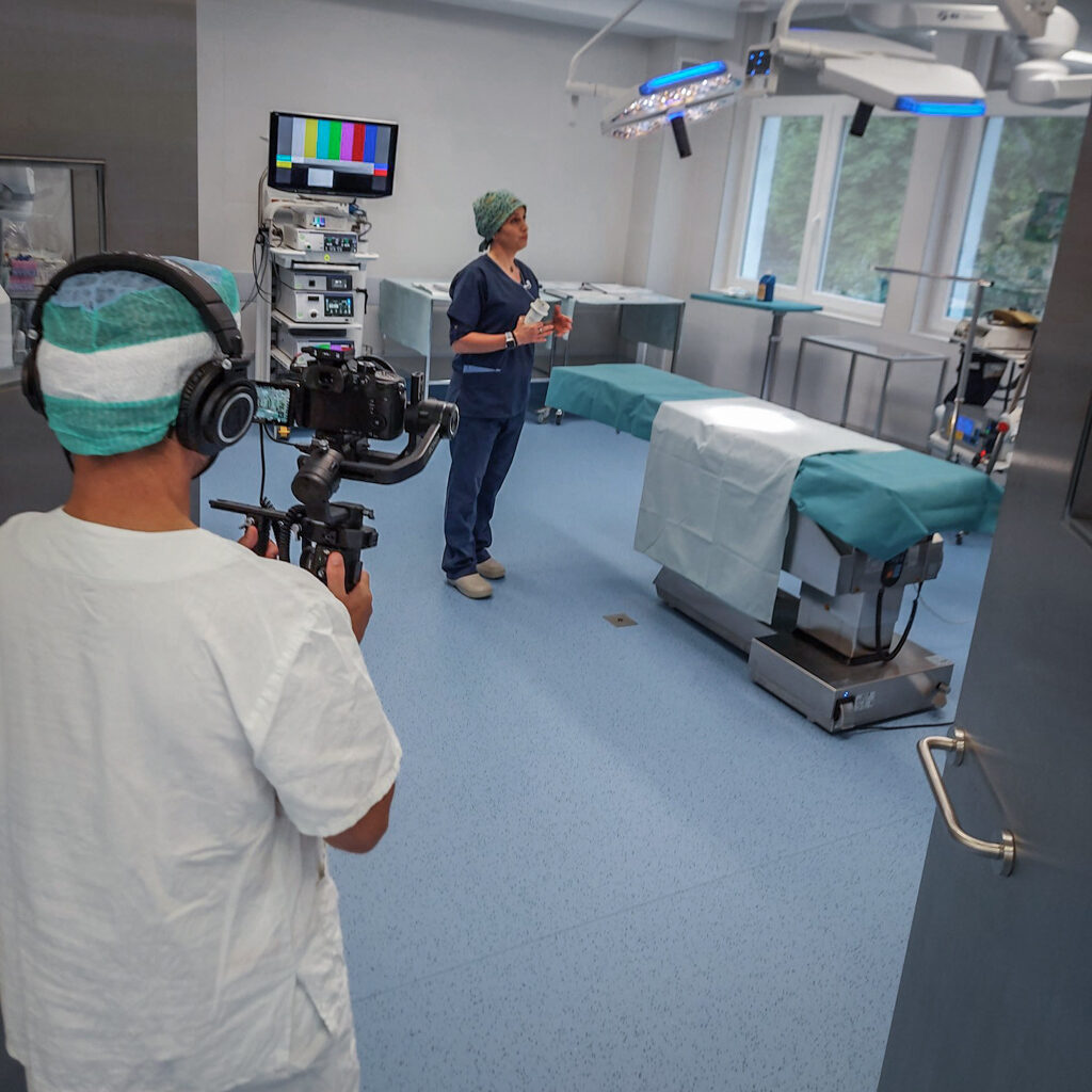 werkfotó a műtőben