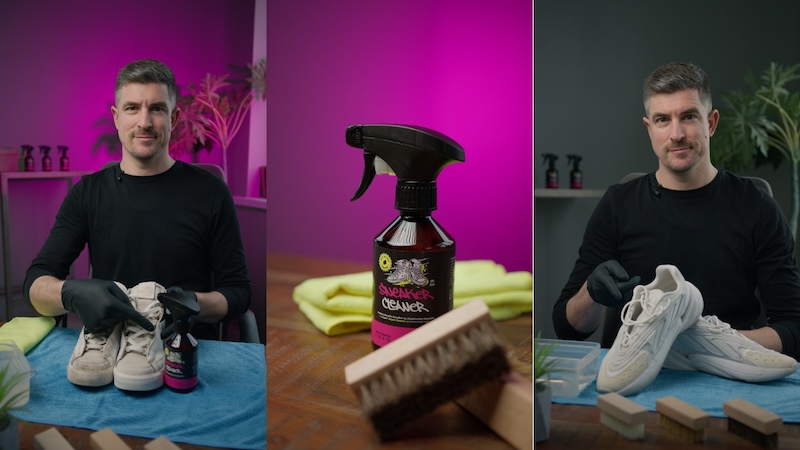 Sneaker Cleaner TikTok videó